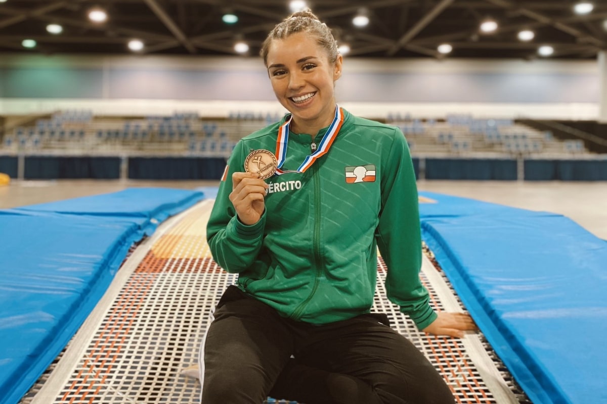 DAFNA NAVARRO VA POR SU PASE OLIMPICO EN LA PRIEBA DE GIMASIA DE TRAMPOLÍN