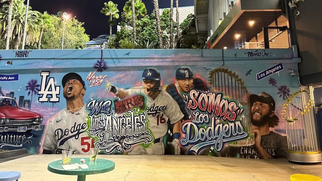 mural julio urias dodger stadium