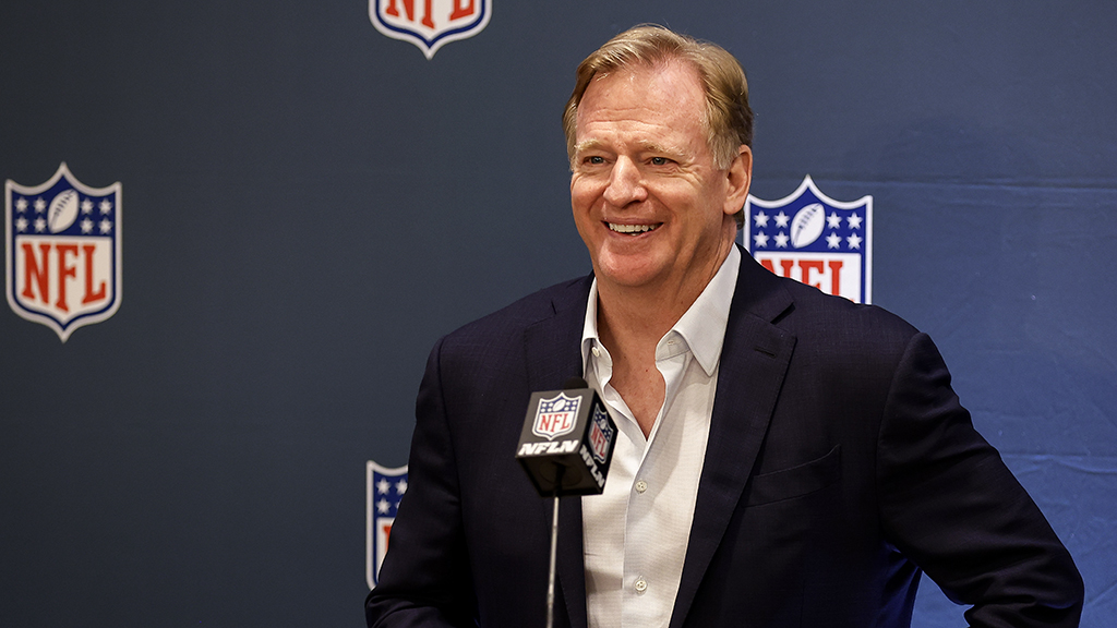 ROGER GOODELL, COMISIONADO DE LA NFL EN CONFERENCIA DE PRENSA