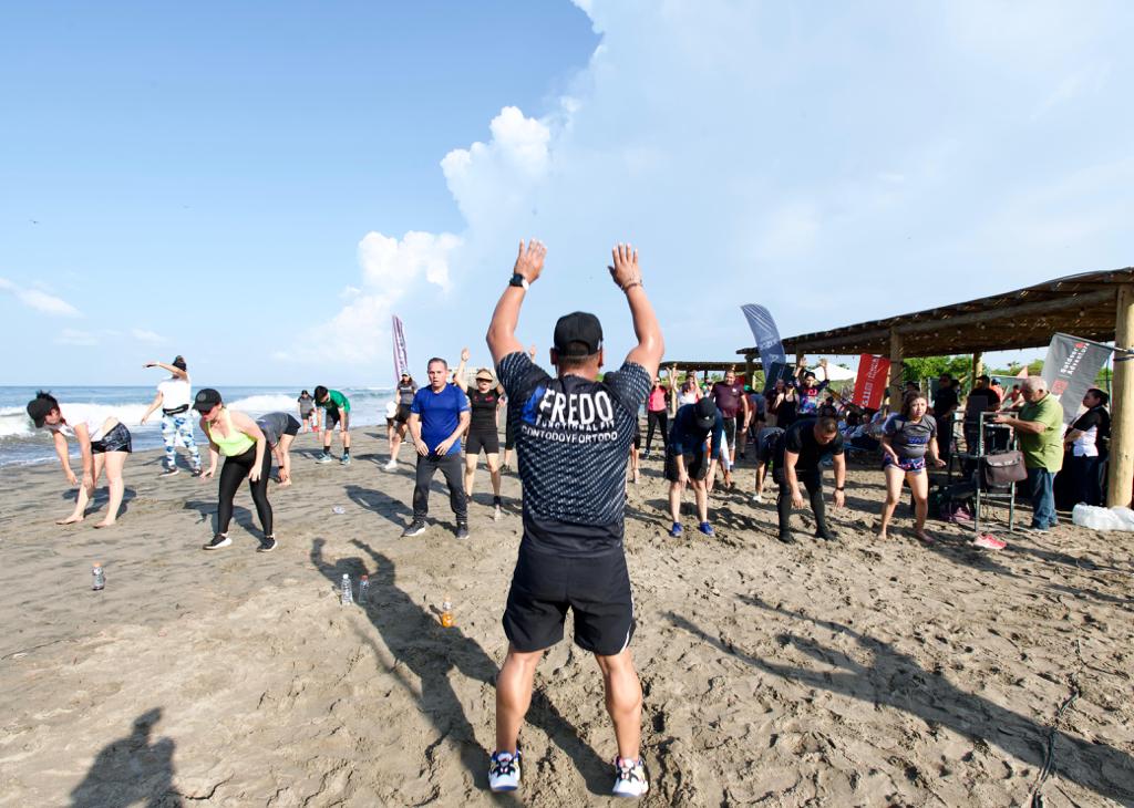 ejercicio funcional en playa