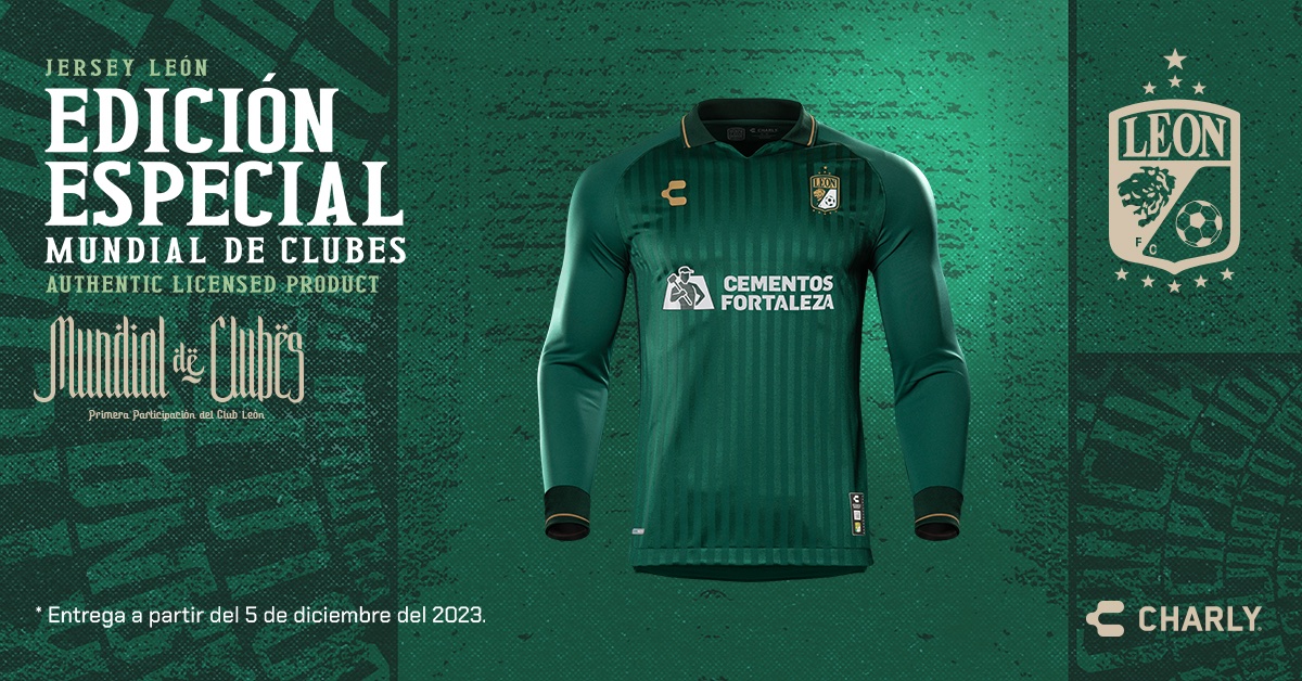 Playera del León para el Mundial de Clubes.