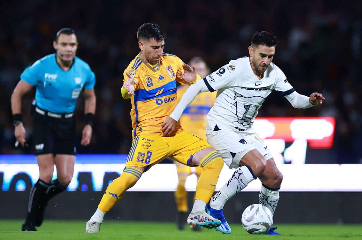 Los tigres igualaron el marcador tras el gol realizado por Vigón