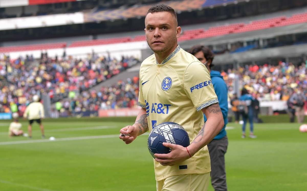 'Cabecita' Rodríguez previo a la final de vuelta en el Azteca.
