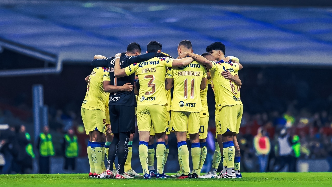 Club América unidos previo a la final de vuelta del América.