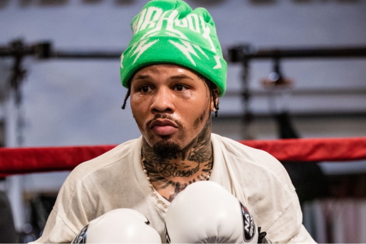 Gervonta Davis en un entrenamiento.