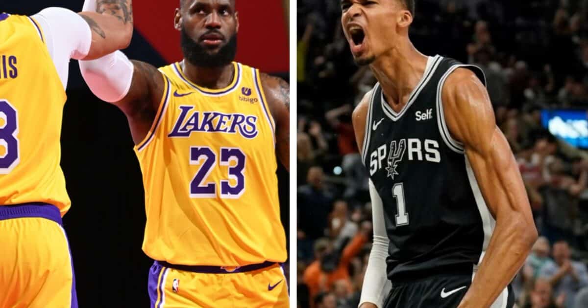 LeBron James and Victor Wembanyama Face Off in Unmissable Lakers vs. Spurs Game Tonight