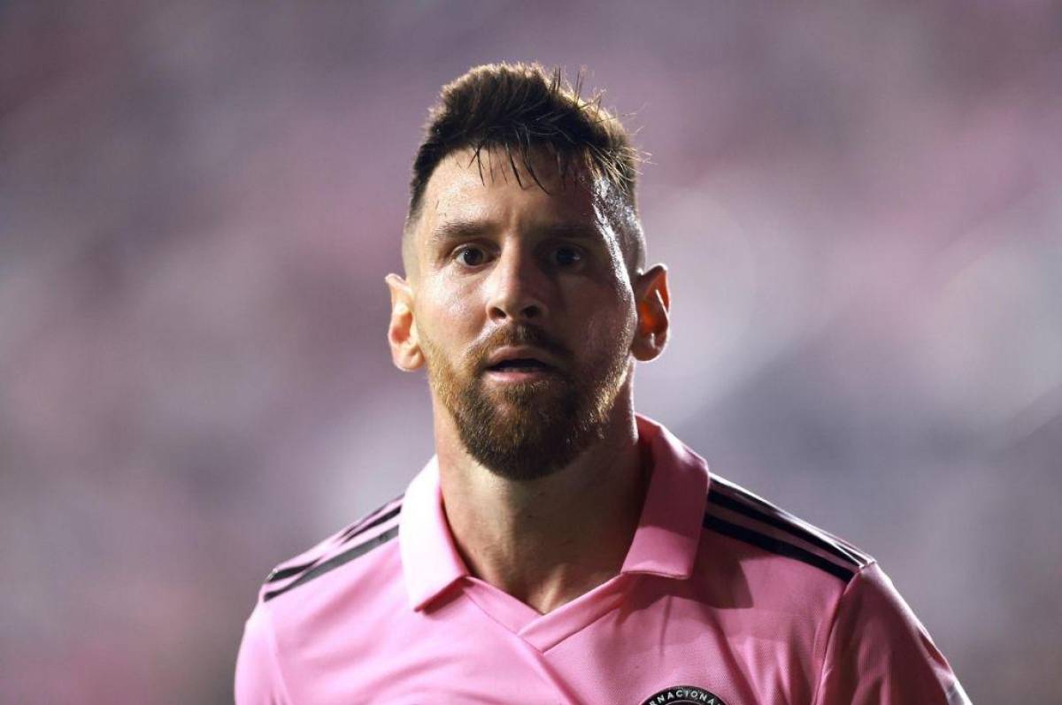 Lionel Messi en duelo de la MLS con el Inter Miami.