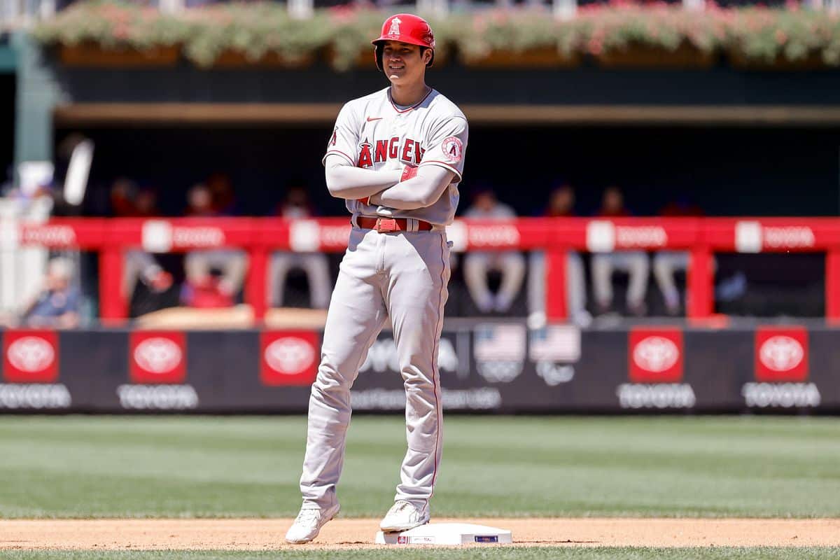 Shohei Ohtani en su paso por los Anaheim Angels.