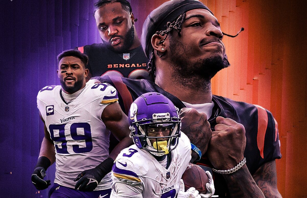 PÓSTER DEL UEGO ENTRE VIKINGS Y BENGALS