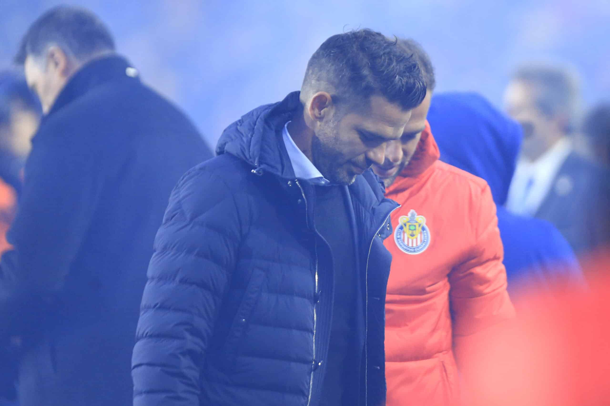 Fernando Gago, Director Técnico del Chivas durante el juego de la jornada 2 del Torneo Clausura 2024.