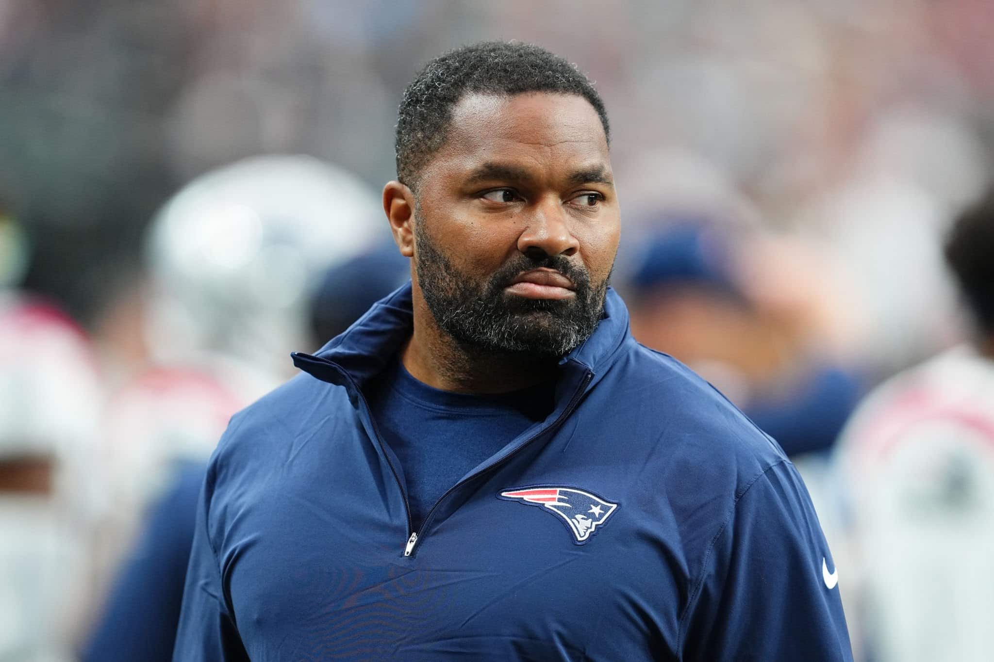 JERDO MAYO DURANTE UN PARTIDO CON LOS PATRIOTS EN LA NFL