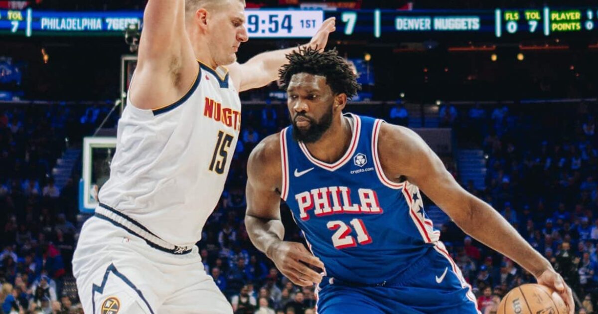 NBA SIXERS VS NUGGETS; JOEL EMBIID VS NIKOLA JOKIC ¿DÓNDE VER EL