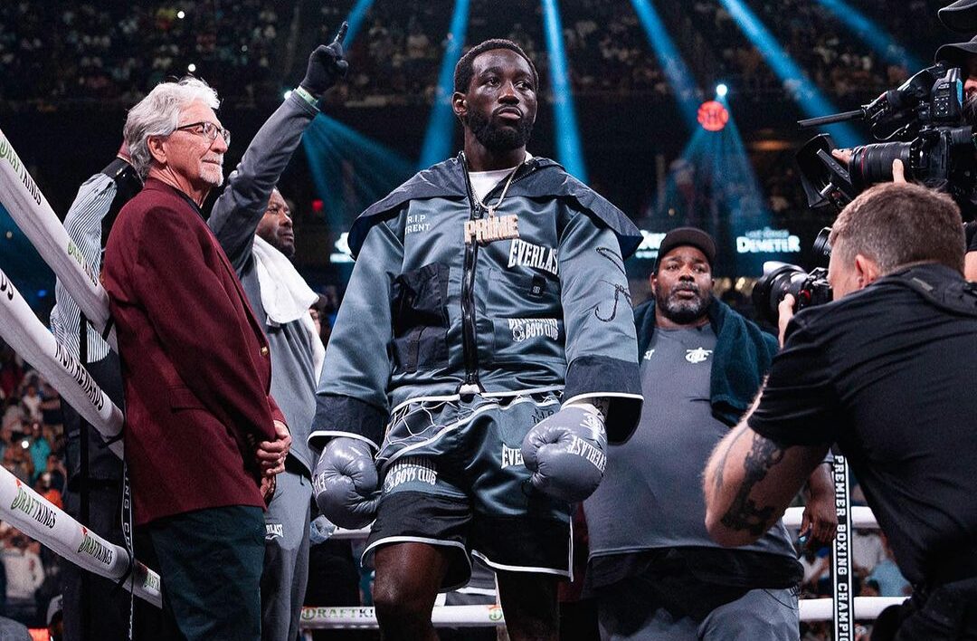 TERENCE CRAWFORD DURANTE SU ENTRADA AL RING