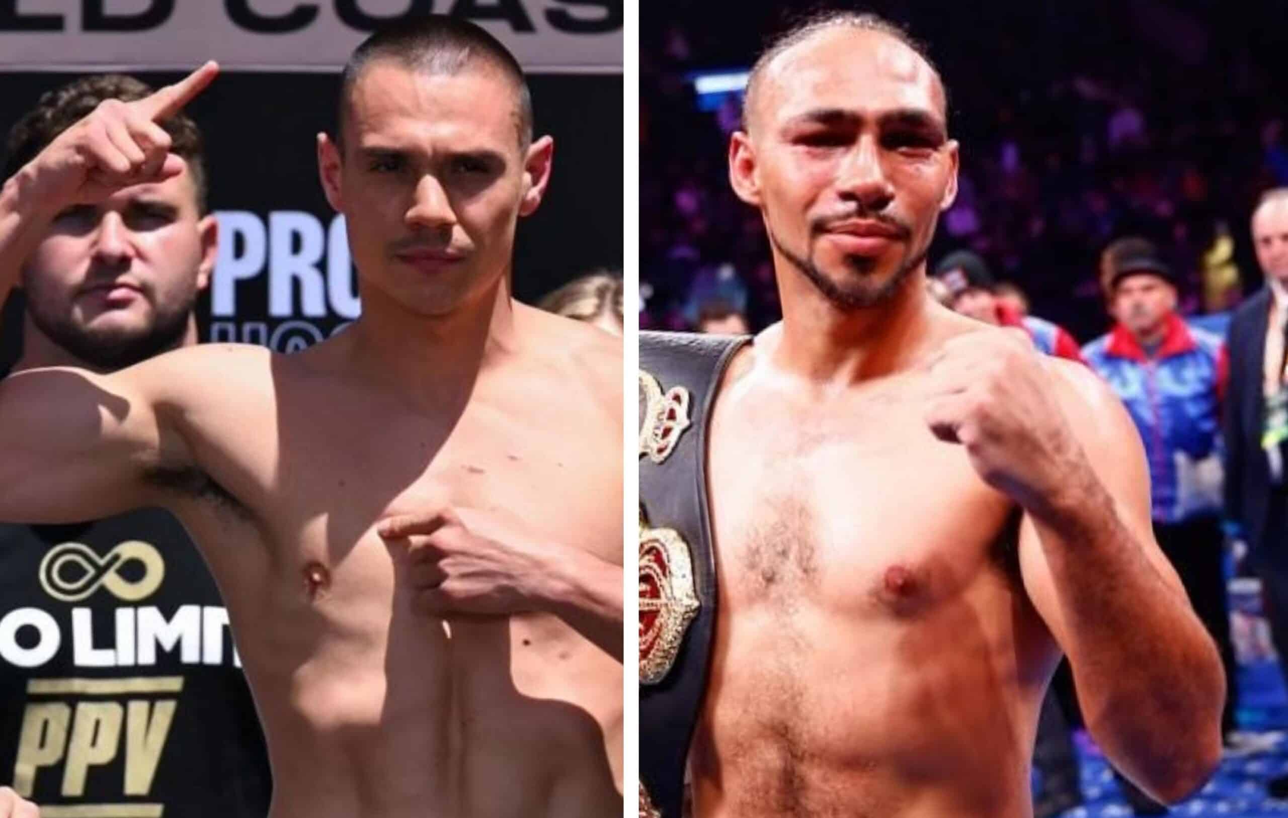 TIM TSZYU A LA IZQUIERDA Y KEITH THURMAN A LA DERECHA