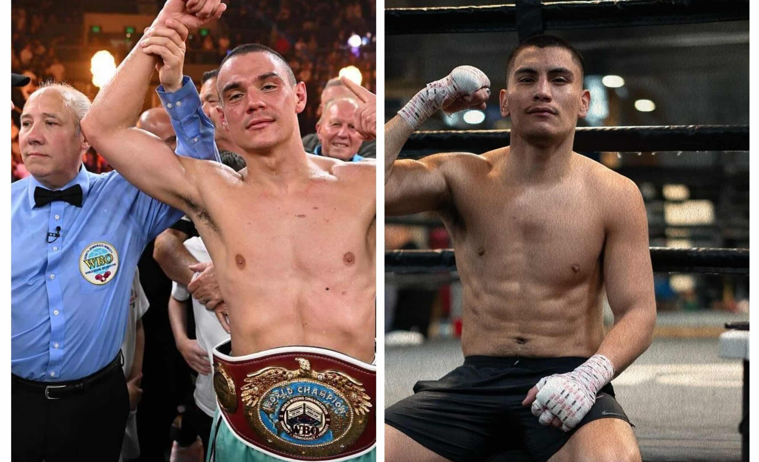 TIM TSZYU A LA IZQUIERDA Y VERGIL ORTIZ JR A LA DERECHA