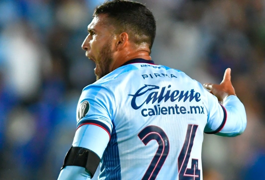 Juan Escobar del Cruz Azul reacciona durante el juego de la jornada 5 del Torneo Apertura 2023.