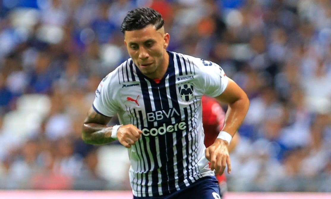 Joao Rojas, del Monterrey durante el juego de la jornada 13 del Torneo Clausura 2023.