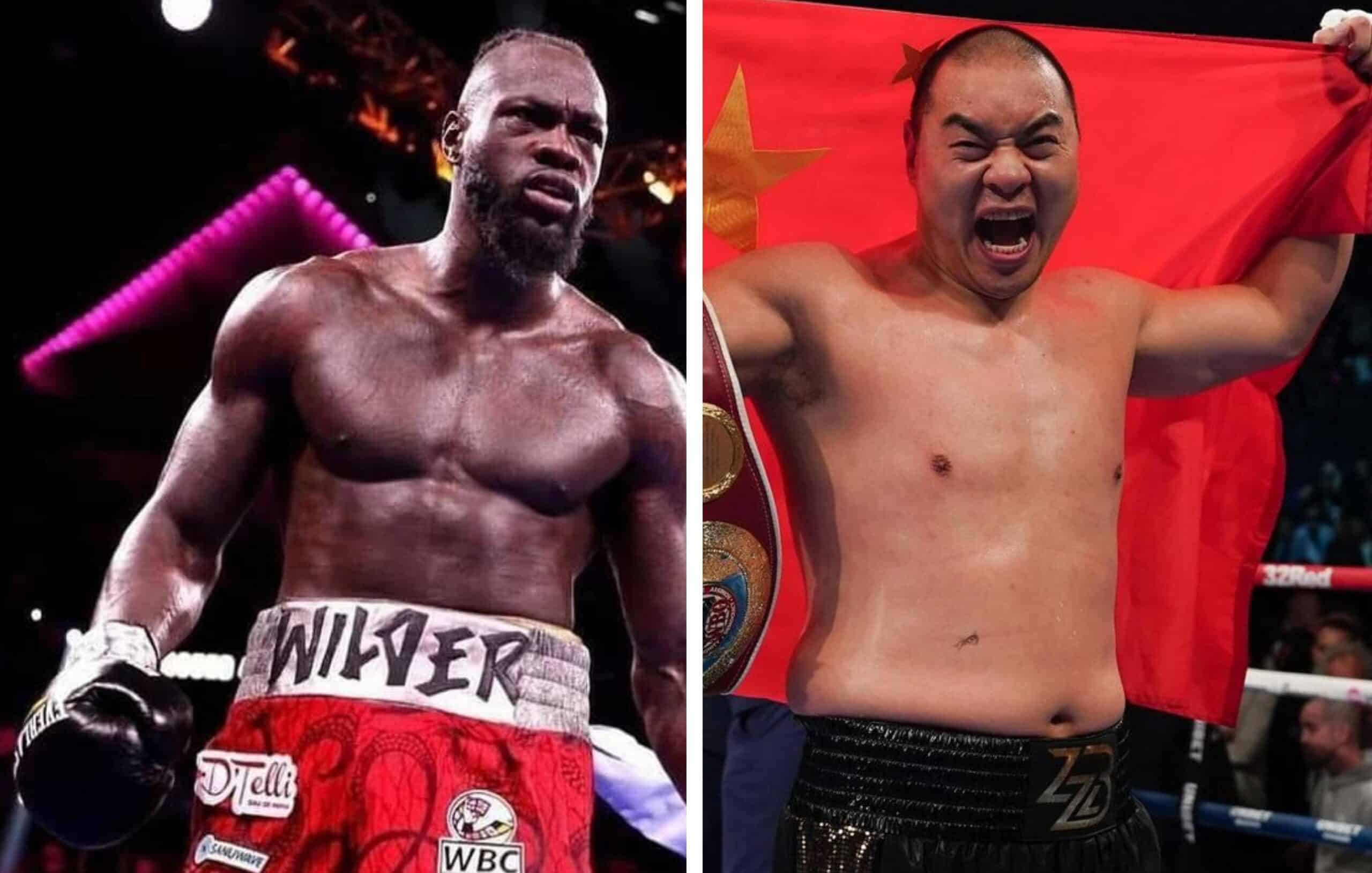 WILDER A LA IZQUIERDA Y ZHANG A LA DERECHA