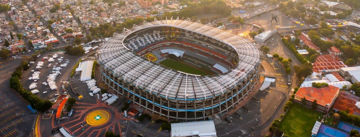 La cancha del Estadio Azteca fungirá por tercera ocasión como sede del partido inaugural de la Copa del Mundo