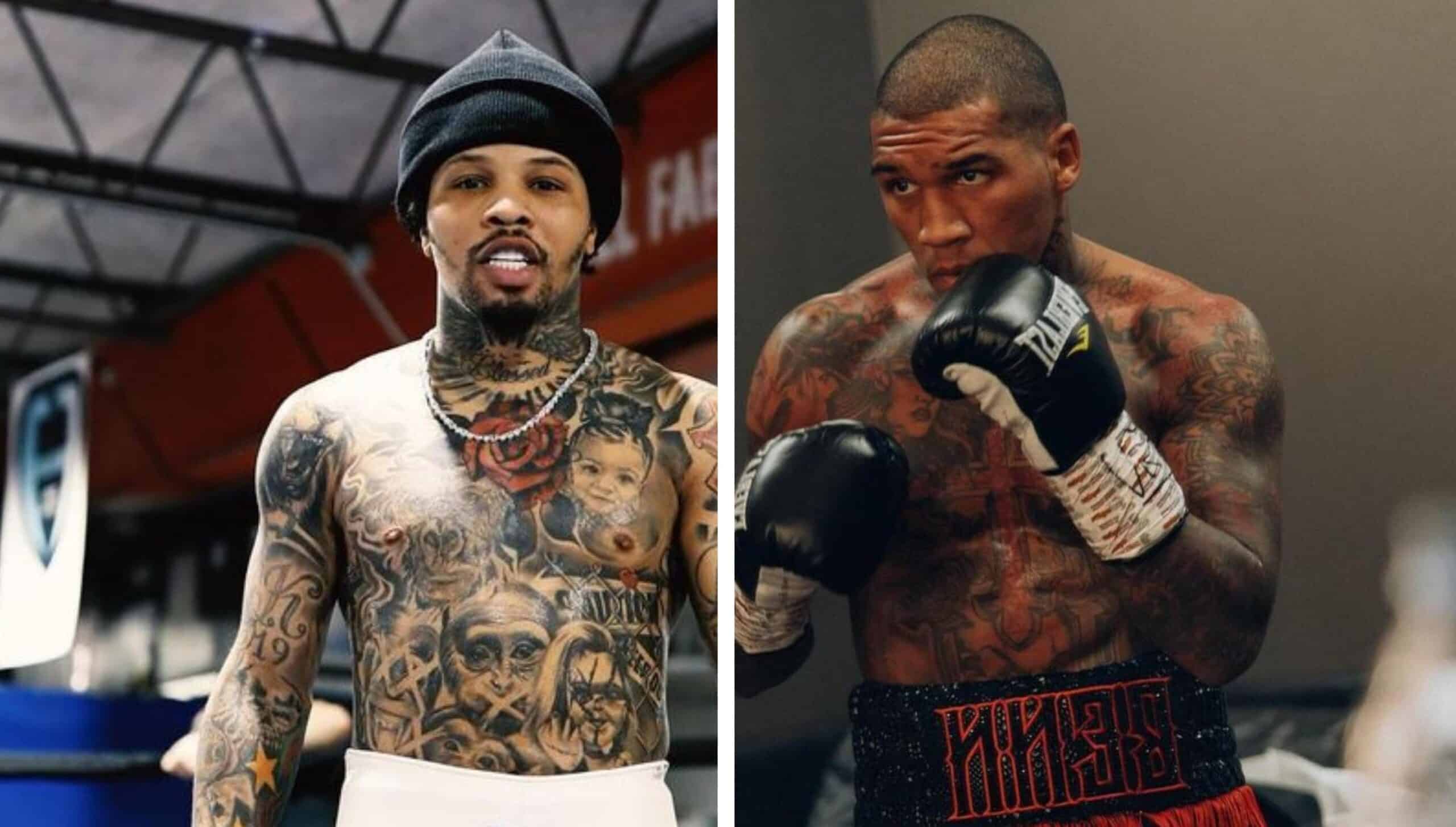 GERVONTA DAVIS A LA IZQUIERDA Y CONOR BENN A LA DERECHA