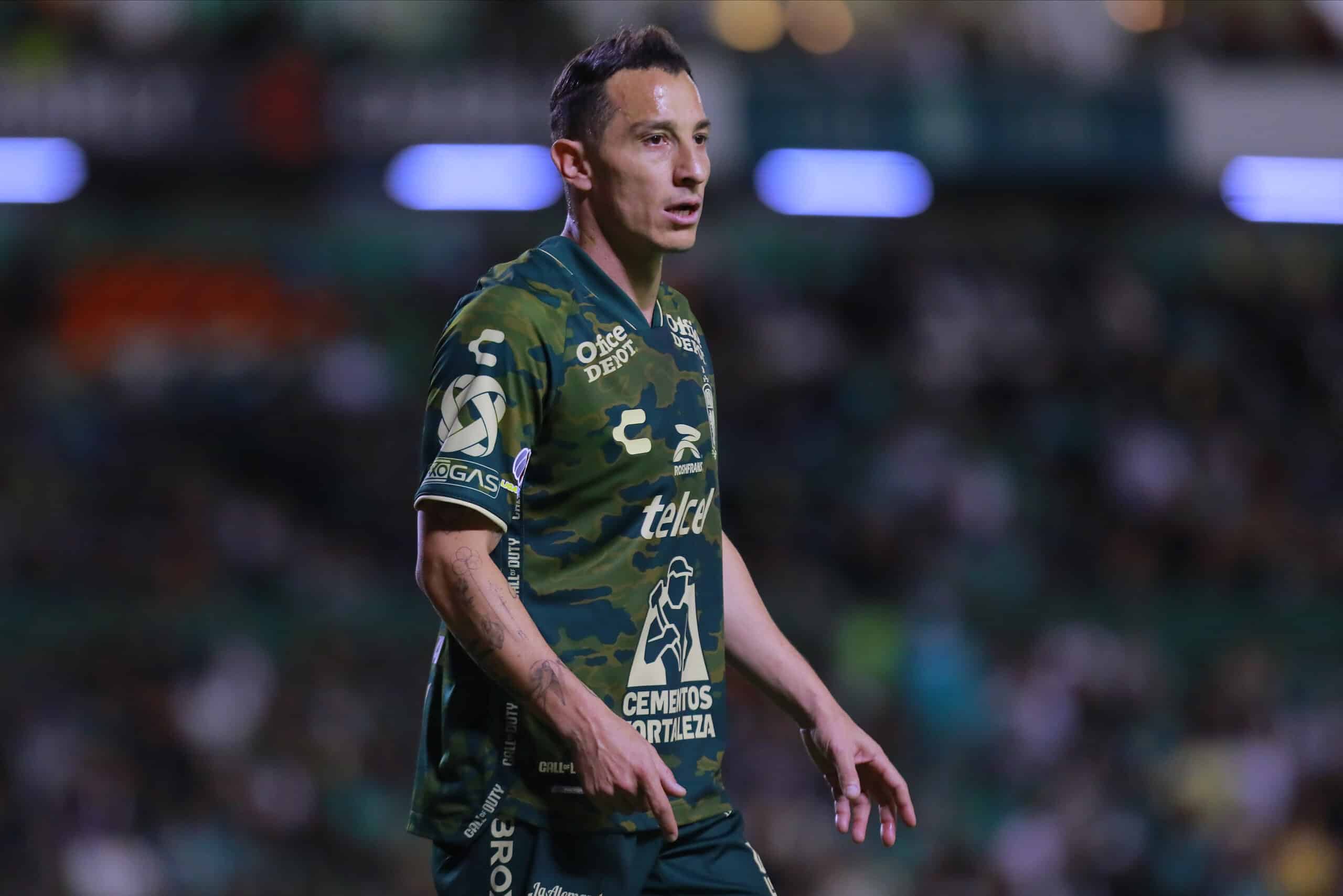 Andrés Guardado del León durante el partido de la jornada 6 del Torneo Clausura 2024 de la Liga BBVA MX.