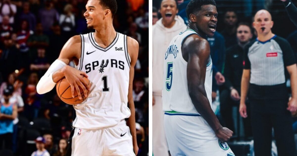 NBA SPURS VS TIMBERWOLVES ¿A QUÉ HORA Y DÓNDE VER A WEMBANYAMA VS