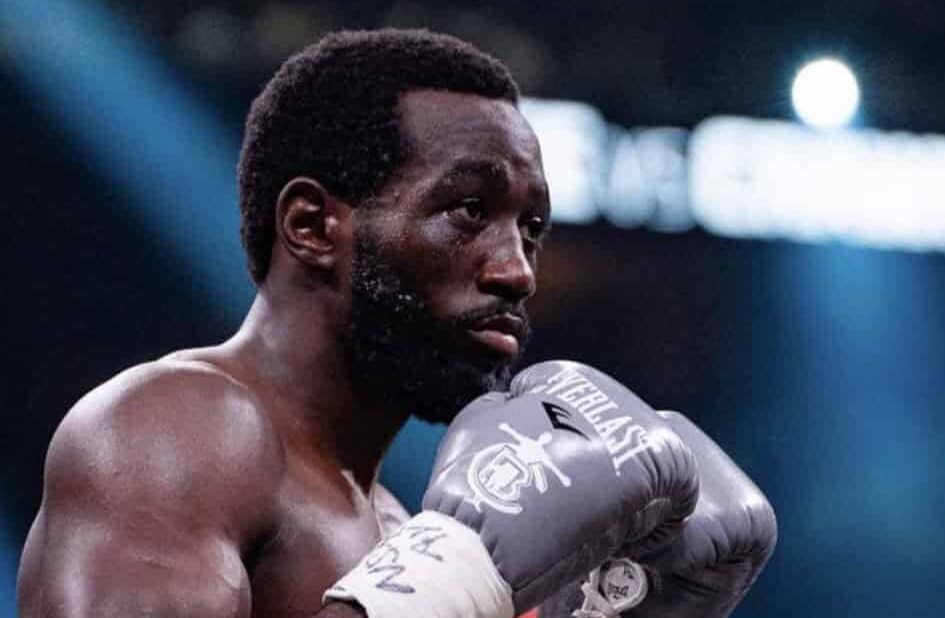 TERENCE CRAWFORD DURANTE UN COMBATE DE BOXEO