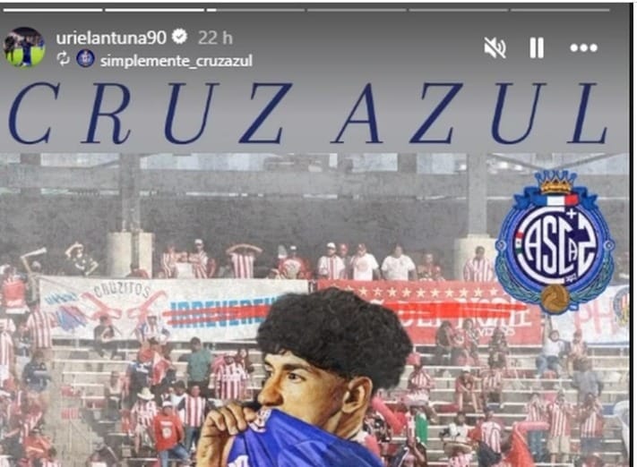 Uriel Antuna calienta el duelo ante Chivas con un post en su cuenta de Instagram.