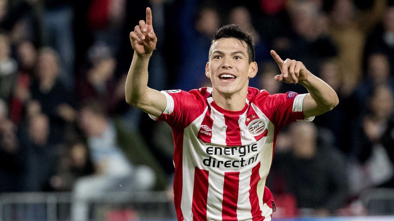 CHUCKY LOZANO FESTEJA SU GOL