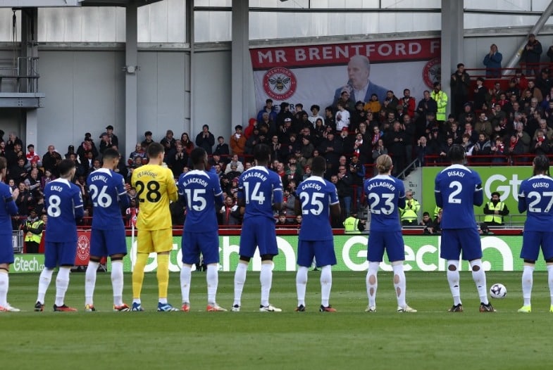 Chelsea en partido de la fecha 27 de la Premier League.