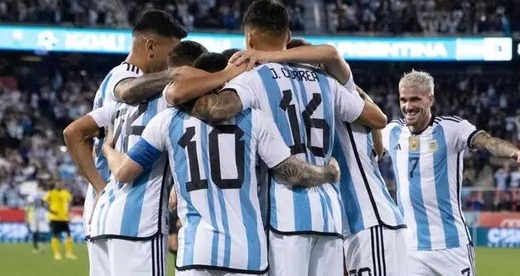 La Selección de Argentina se apunta como candidata al título.