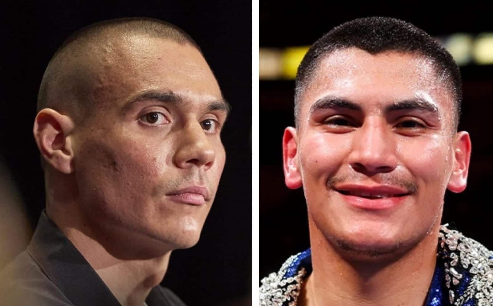 TIM TSZYU A LA IZQUIERDA Y VERGIL ORTIZ JR A LA DERECHA