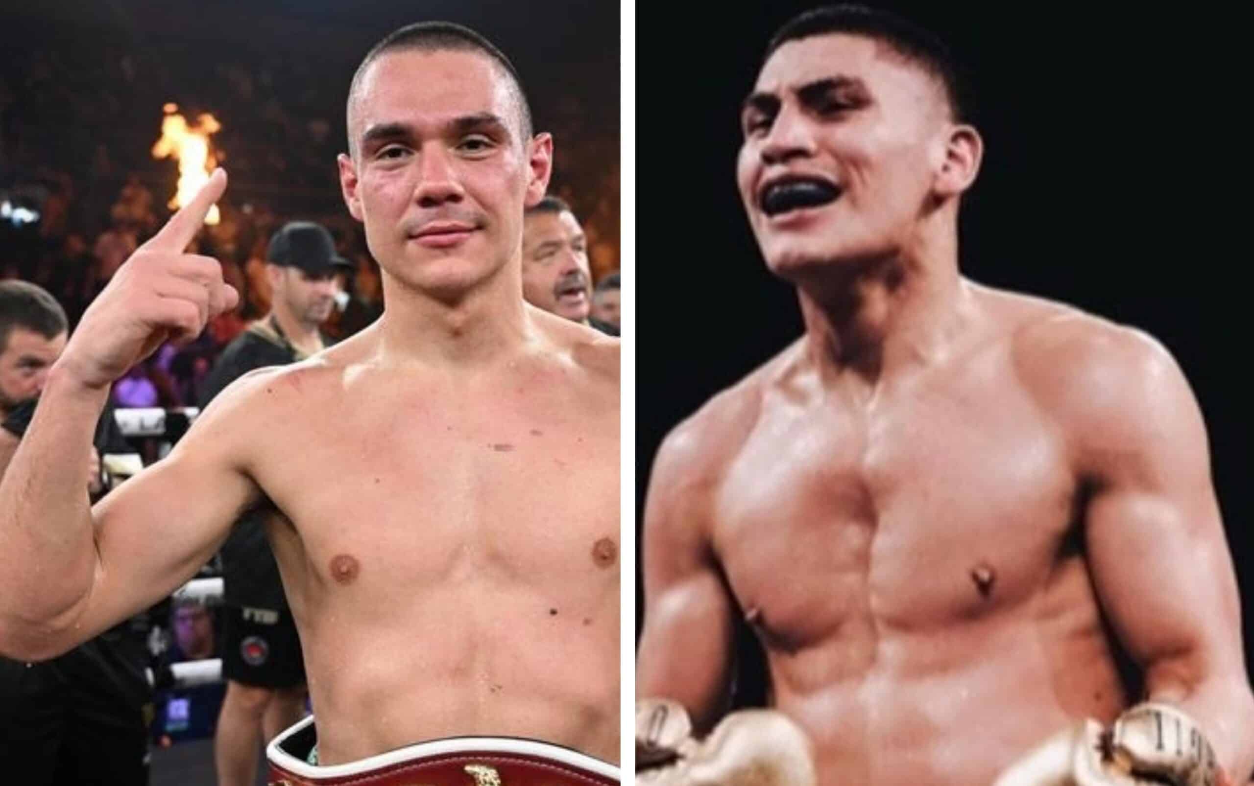 A LA IZQUIERDA TIM TSZYU Y A LA DERECHA VERGIL ORTIZ JR