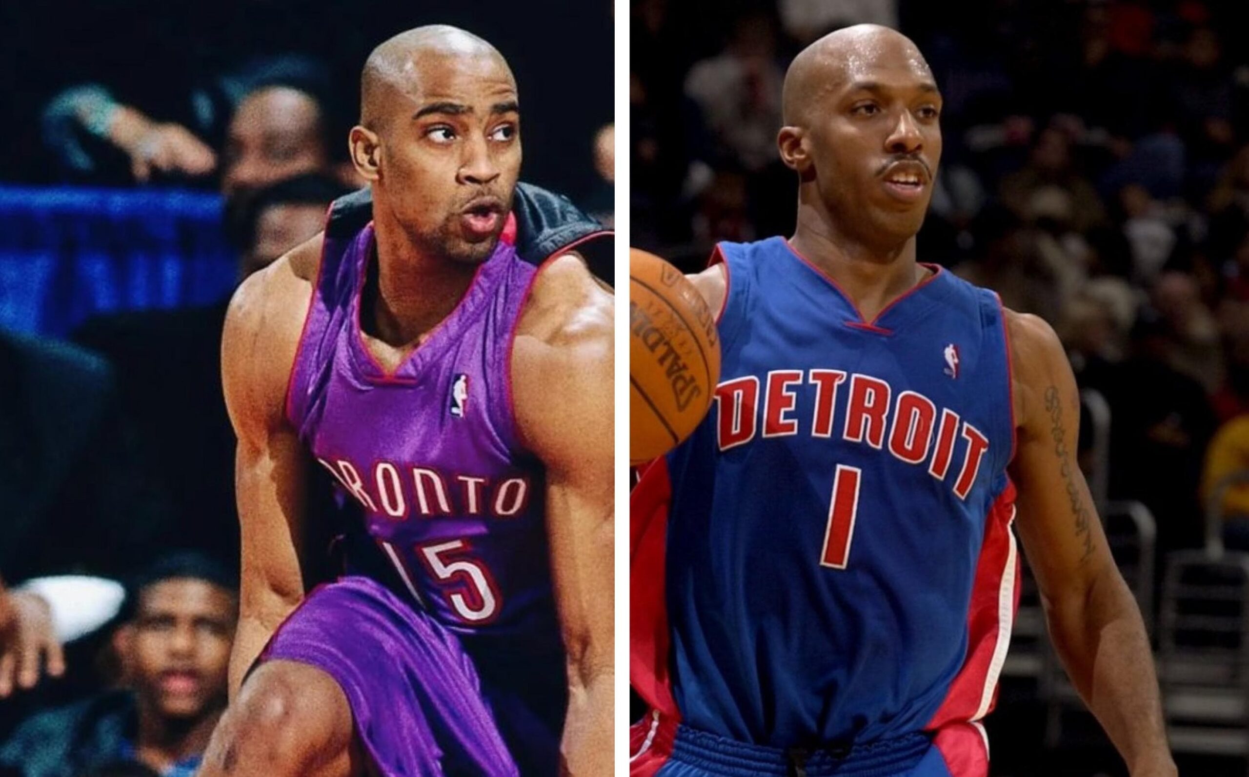 VINCE CARTER A LA IZQUIERDA Y CHAUNCEY BILLUPS A LA DERECHA