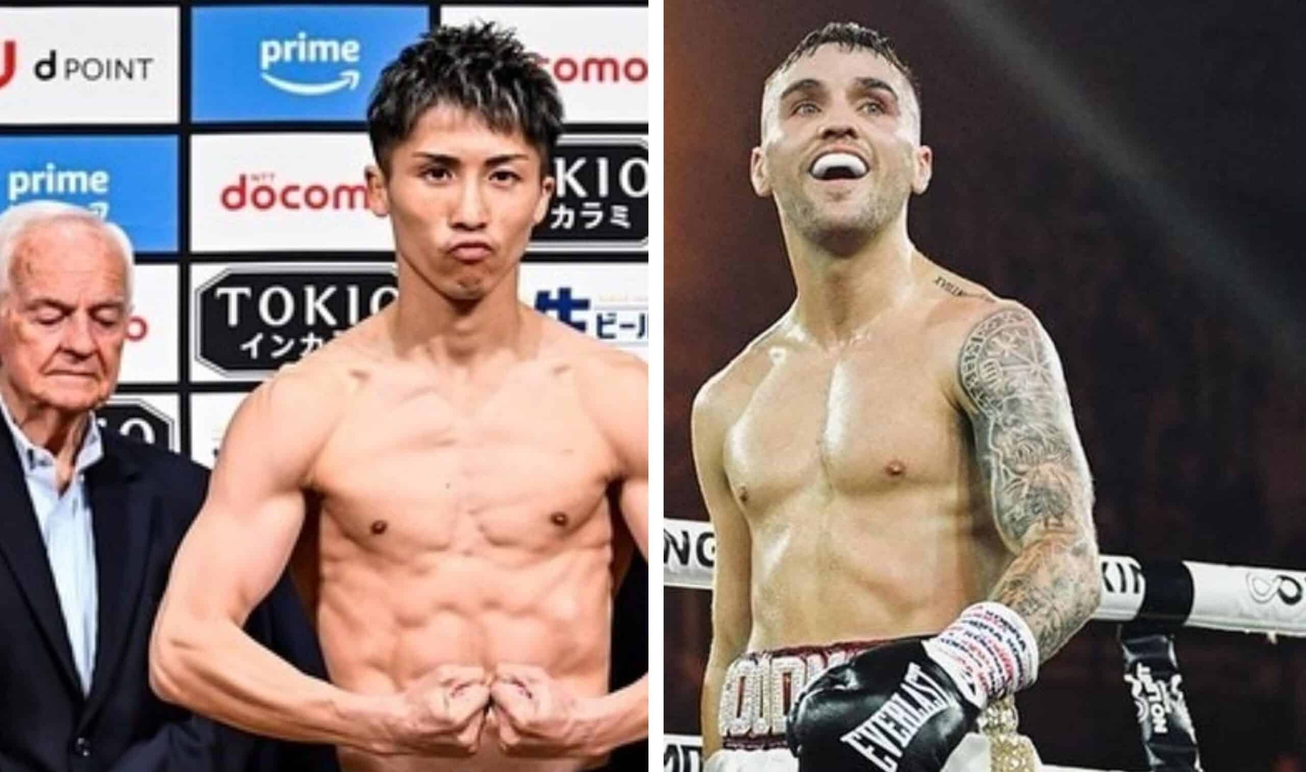 NAOYA INOUE A LA IZQUIERDA Y SAM GOODMAN A LA DERECHA