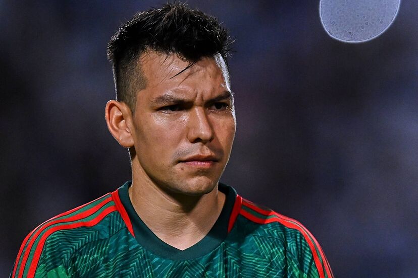 Hirving Lozano en su paso con la Selección Mexicana.