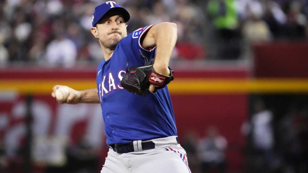 MAX SCHERZER LANZANDO EN POSTEMPORADA