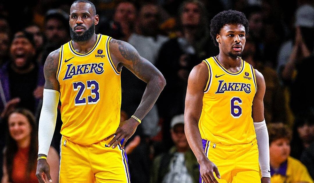 Nba Pico Bronny James Fue Elegido Por Los Lakers Y Jugar Con Su Padre Lebron James En Los