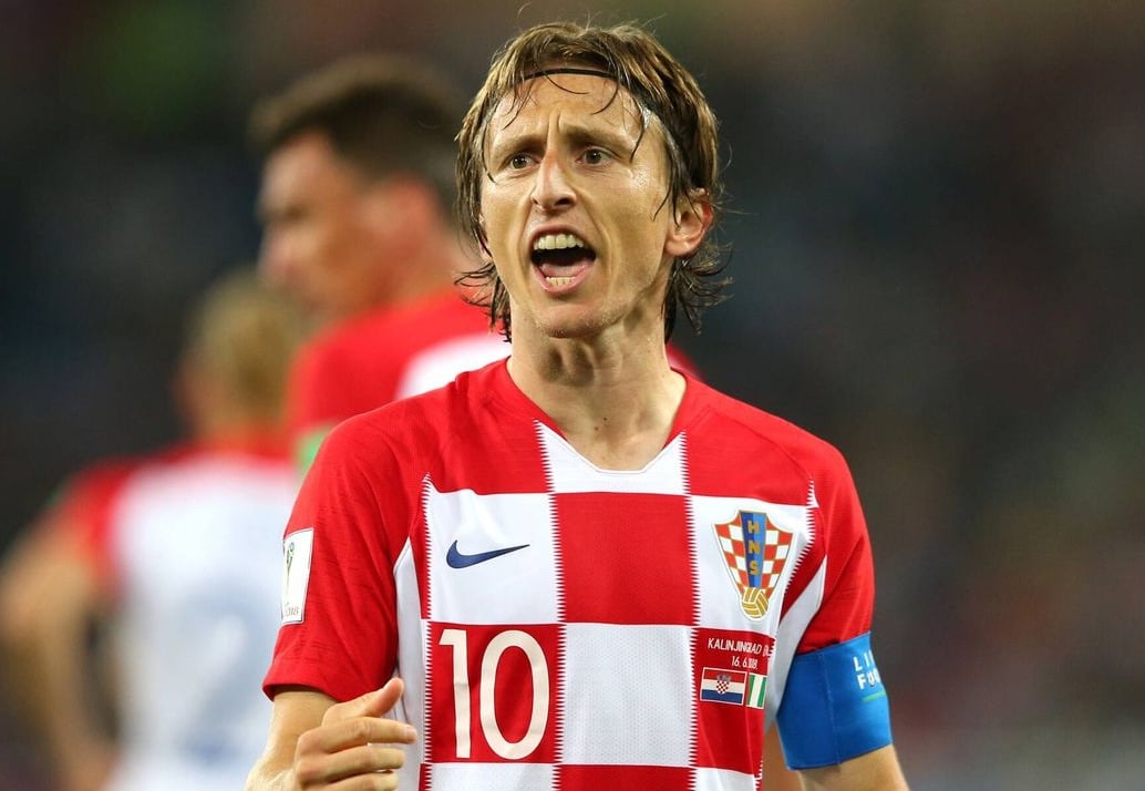 Luka Modric en su debut en la Eurocopa 2024 con Croacia.