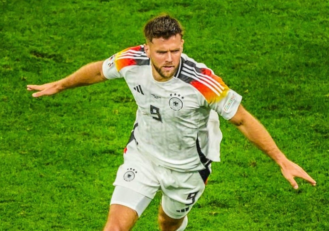 Niklas Fullkrug registra 13 goles en los 19 partidos que ha disputado con la selección de Alemania.
