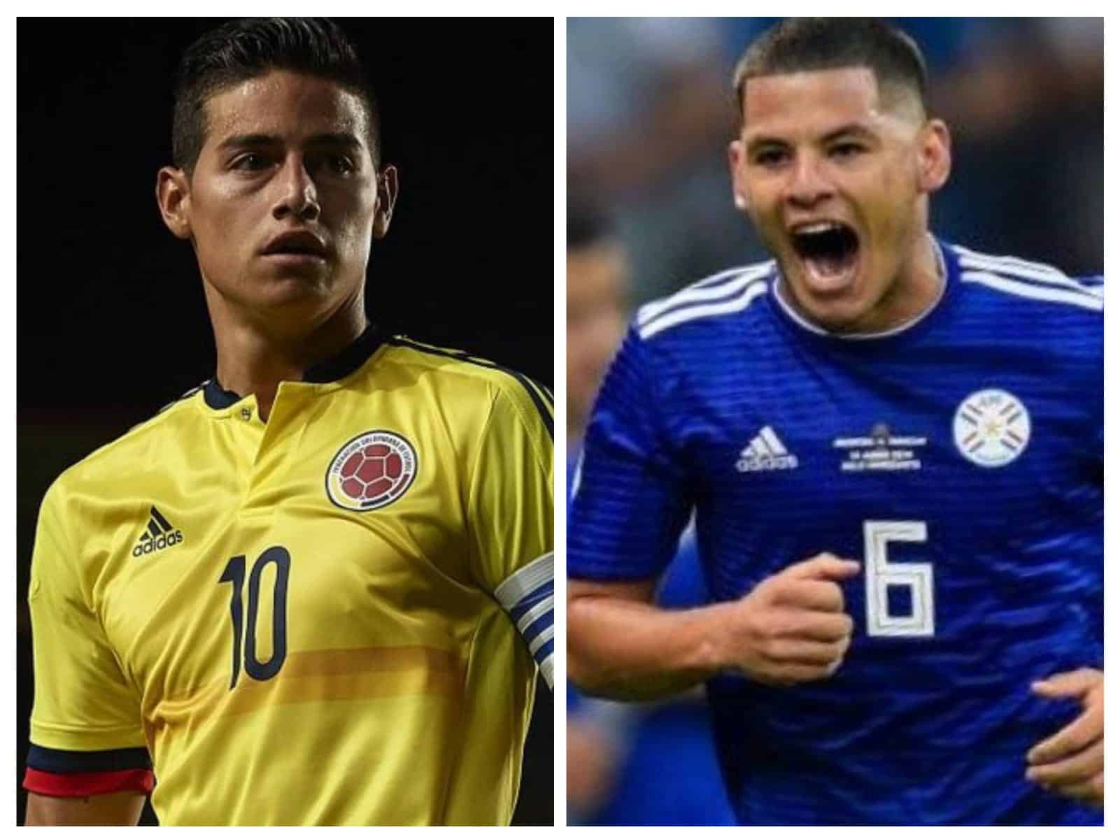 Colombia y Paraguay se miden hoy en la primera jornada del Grupo D de la Copa América.