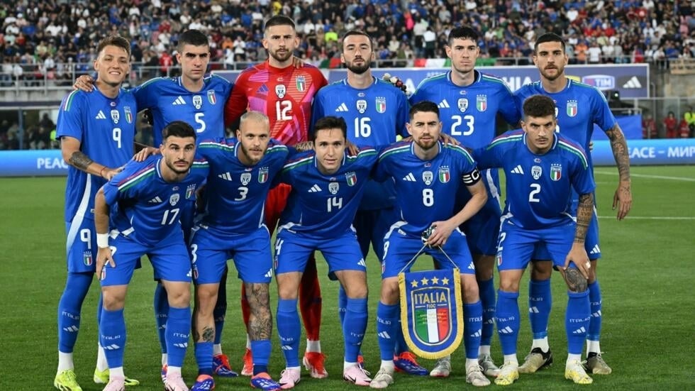 La Selección de Italia se alista para partido amistoso.