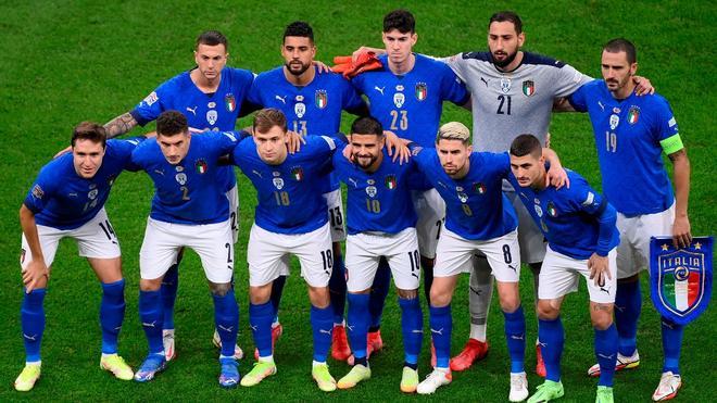 Italia en partido amistoso de la semana pasada.