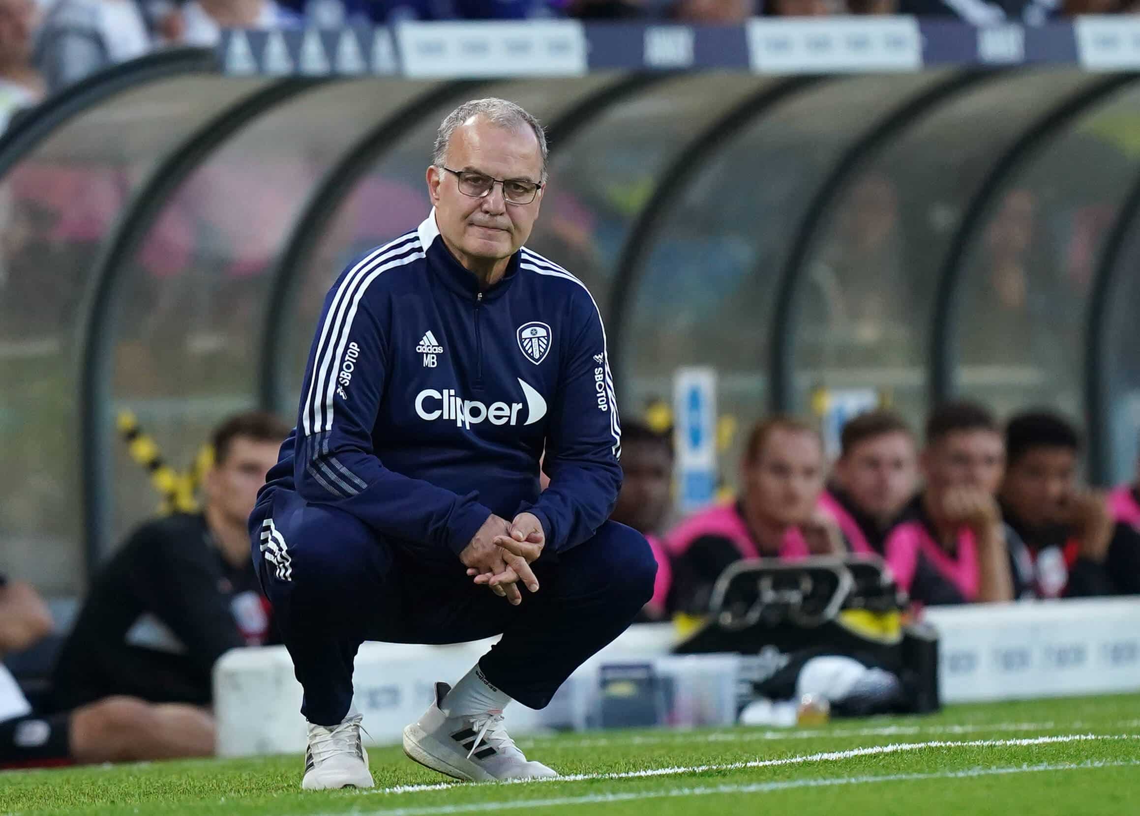 Marcelo Bielsa en partido de semifinales de la Copa América.