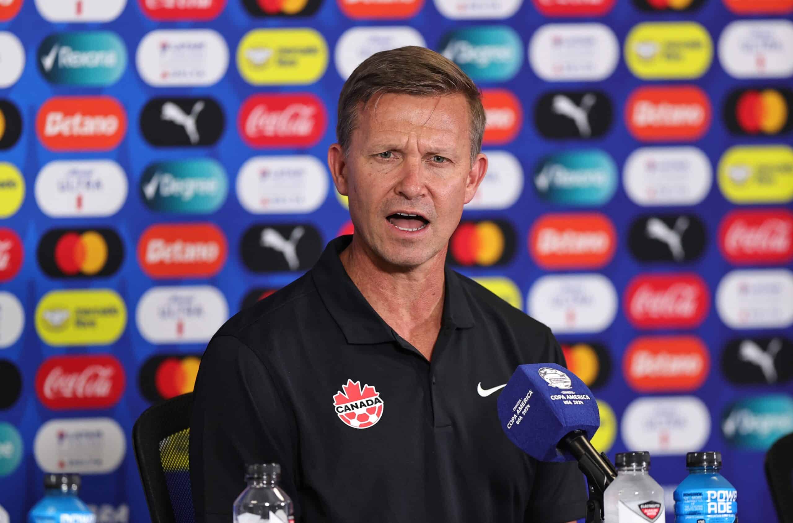 Jesse Marsch en rueda de prensa previo a semifinales.