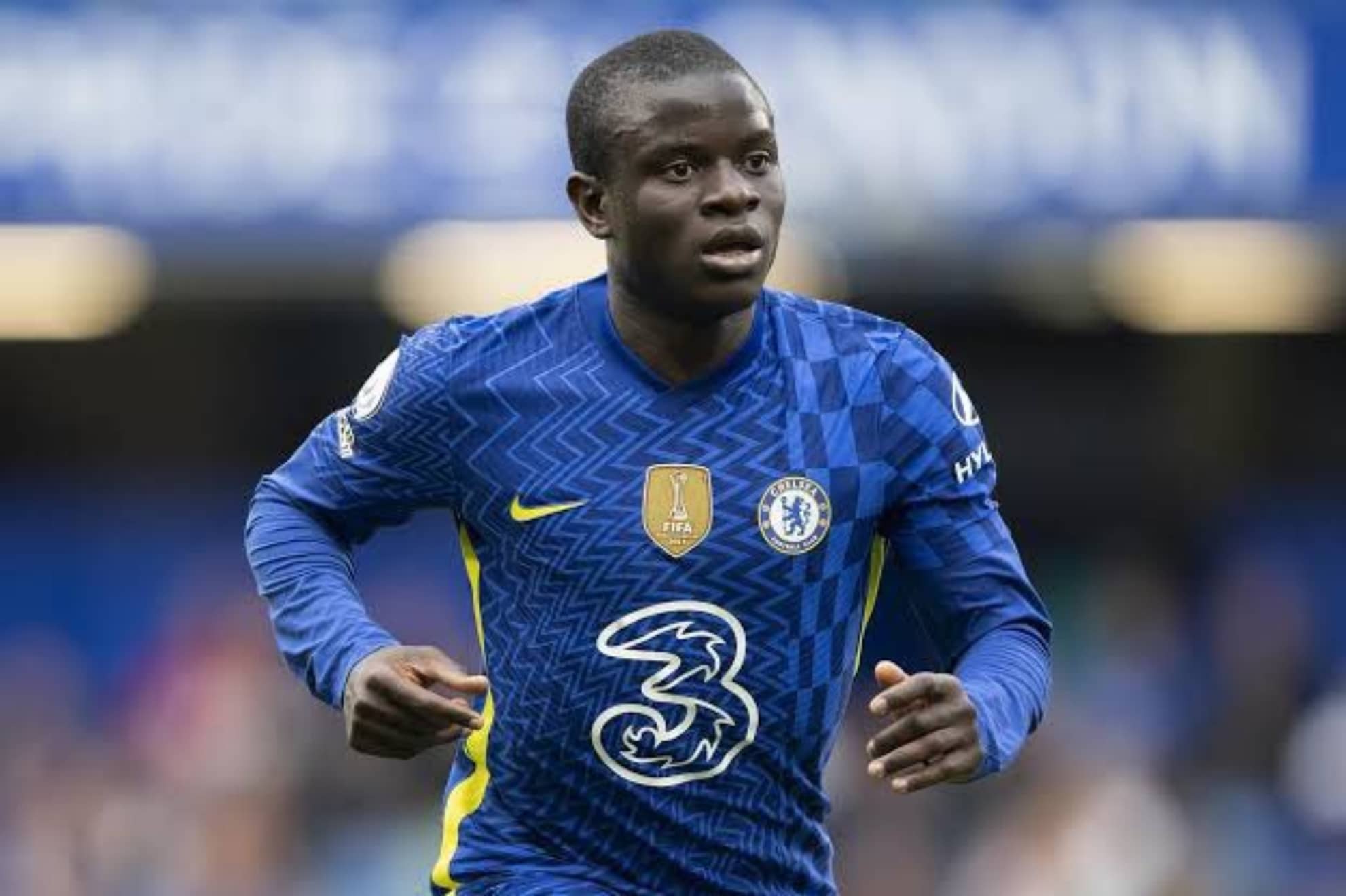 Kanté en su paso por el Chelsea en la Premier League.