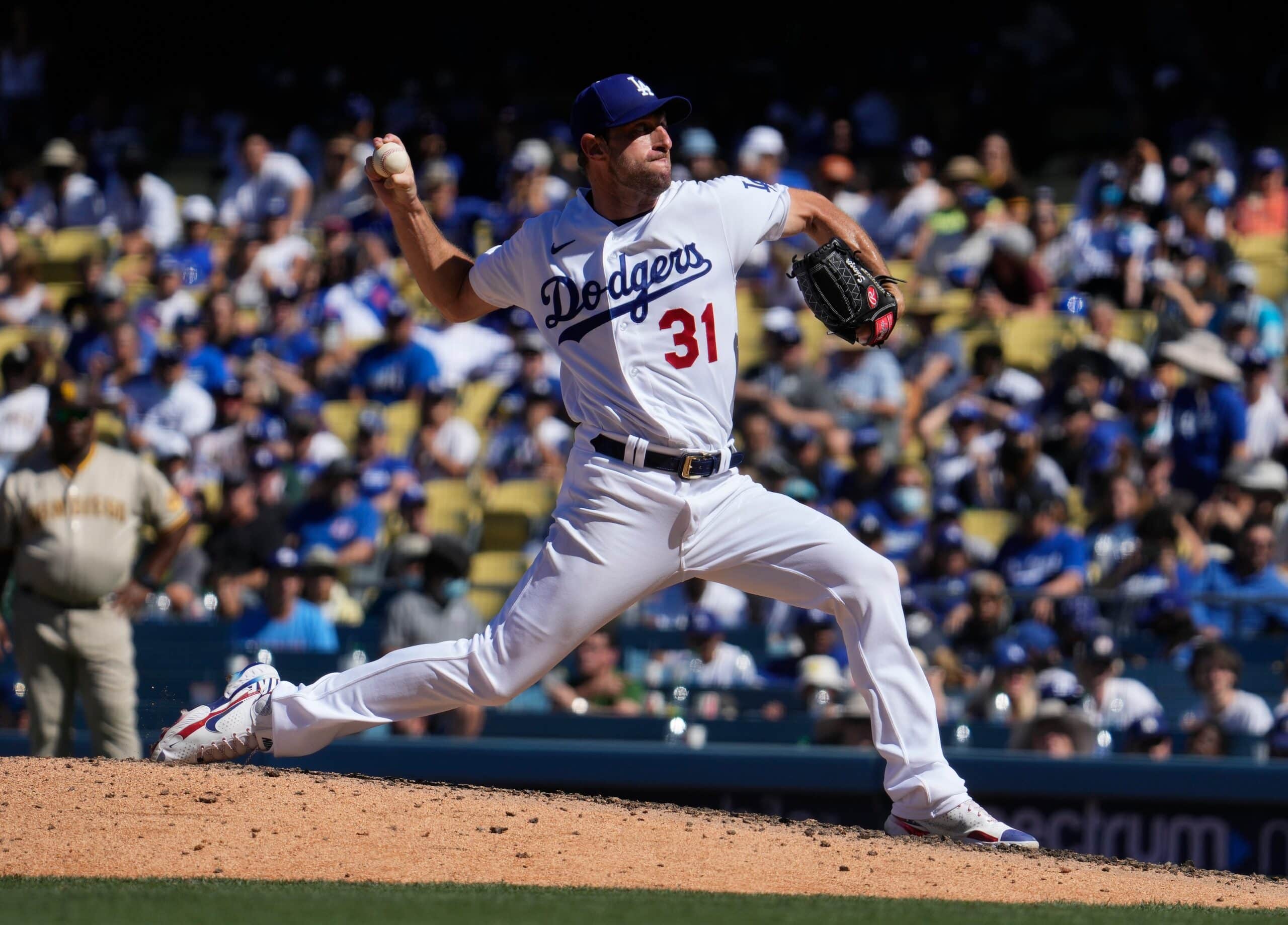 SCHERZER LANZANDO EN EL DODGERS STADIUM