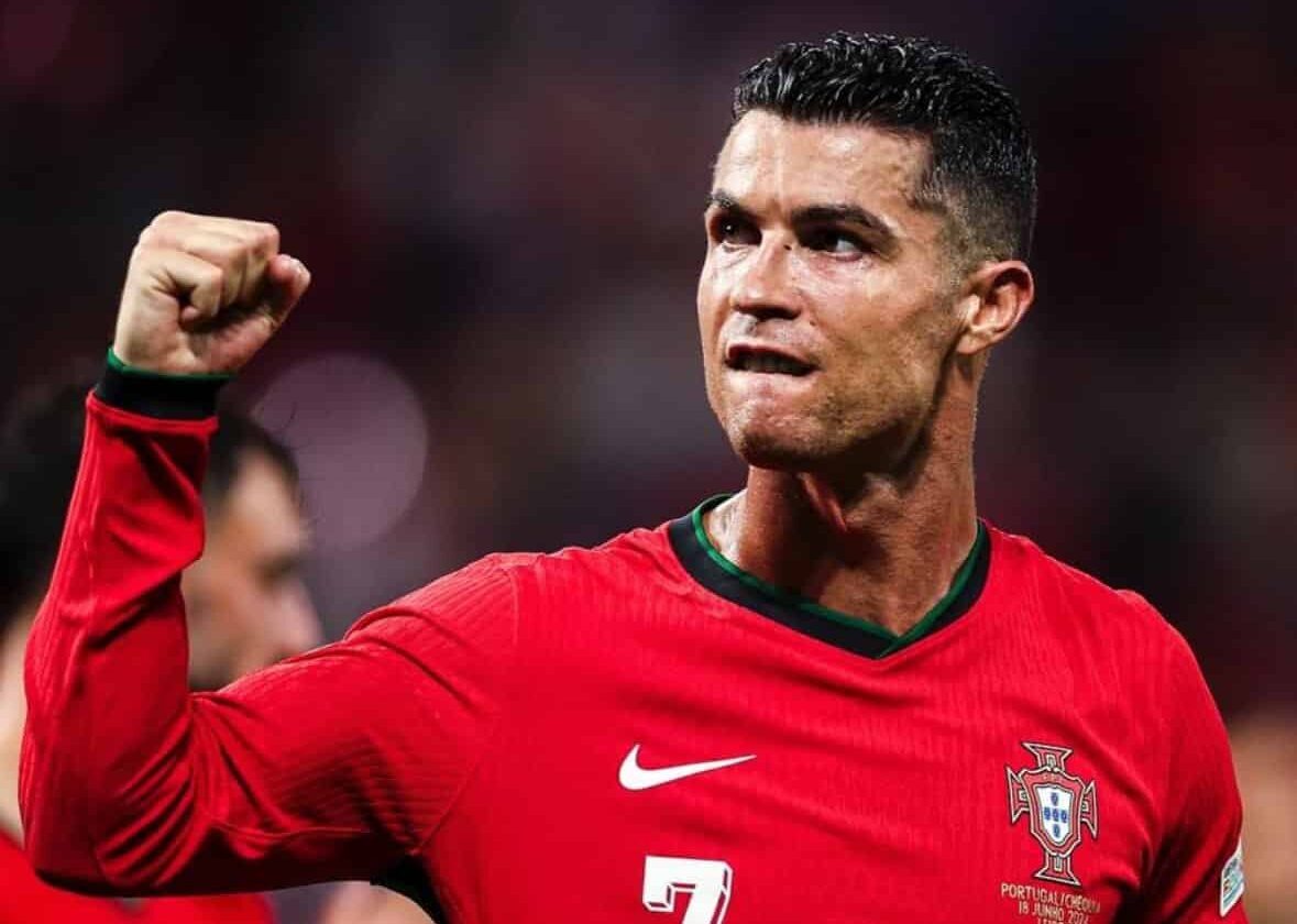 Cristiano Ronaldo festeja su pase a cuartos de final.