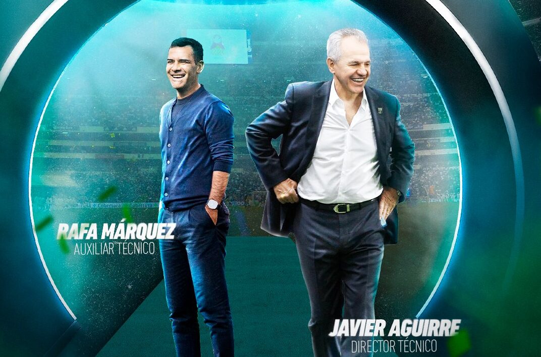 FLYER DE LA BIENVENIDA DE JAVIER AGUIRRE Y RAFAEL MÁRQUEZ A LA SELECCIÓN MEXICANA