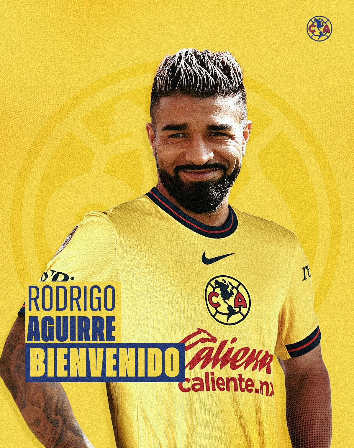 Rodrigo Aguirre es nuevo jugador del Club América.